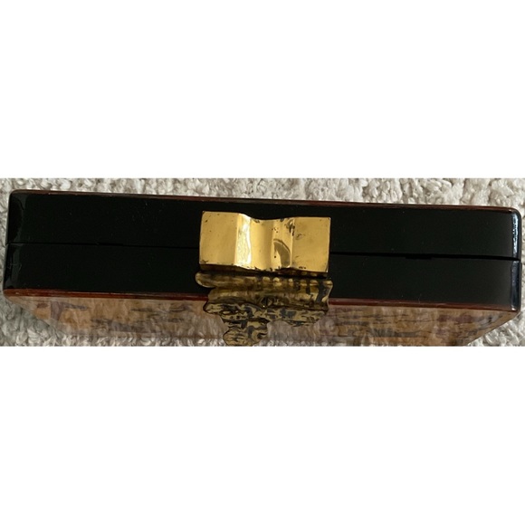 FOX’S ~Antique Tortoise Shell Clutch (NWT) - Picture 11 of 12